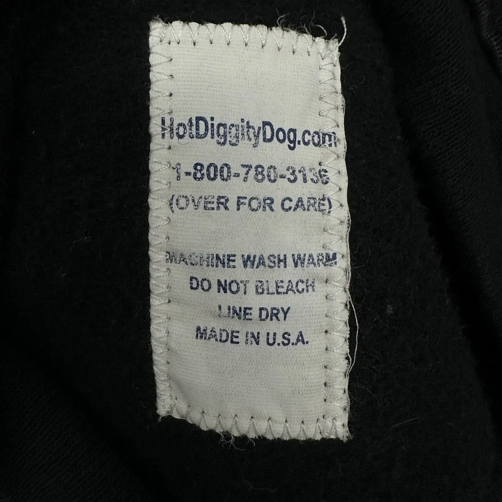 Vintage Upcycled Papillion Dog‎ Lover Jacket Size Small Fleece Denim Pockets